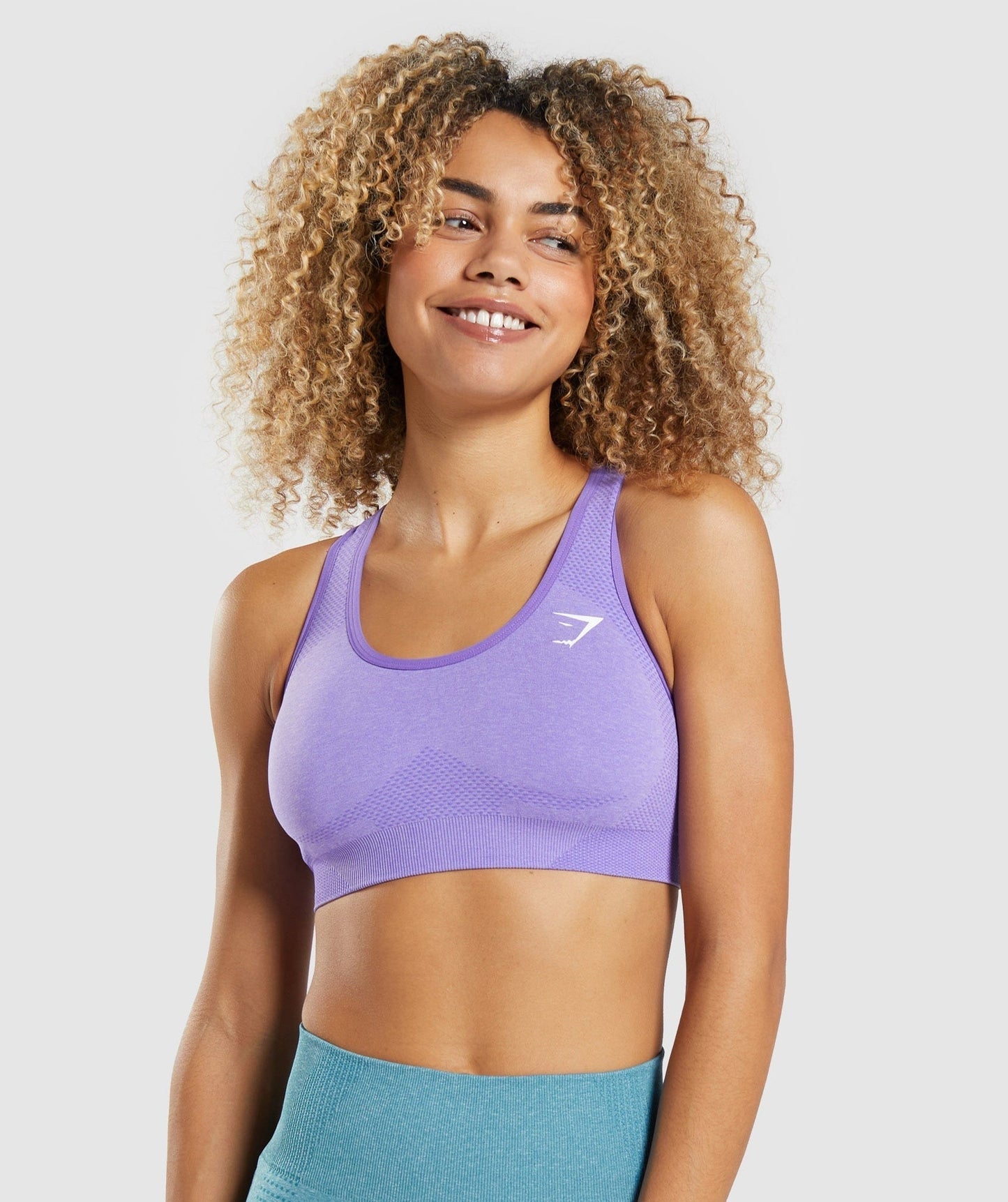 Gymshark Vital Sports Bra - Bright Purple Marl