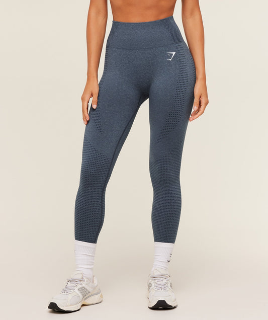 Gymshark Vital Seamless 2.0 Leggings - GS Stealth Blue/ Marl