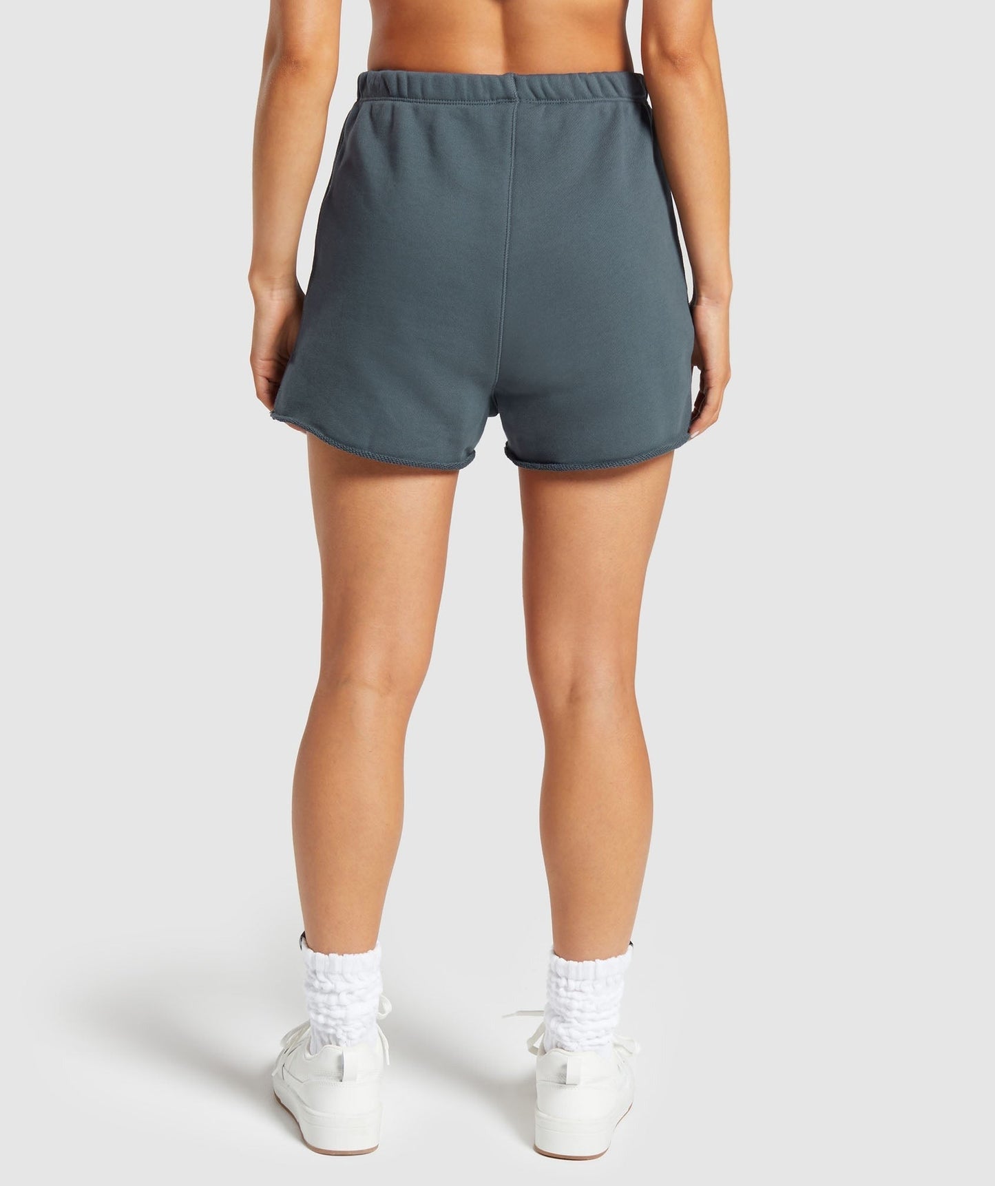 Gymshark Loopback Sweat Shorts - Titanium Blue