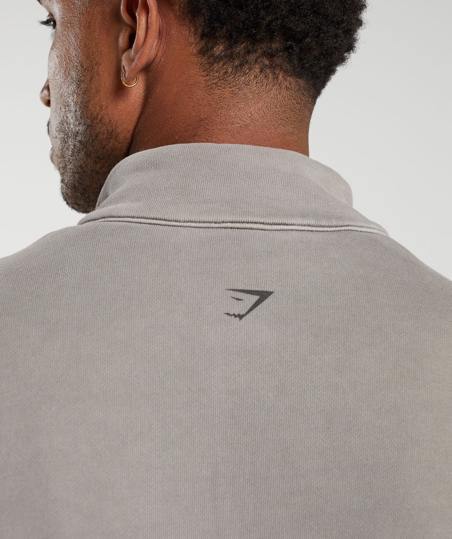 Gymshark Heavyweight 1/4 Zip - Camo Brown