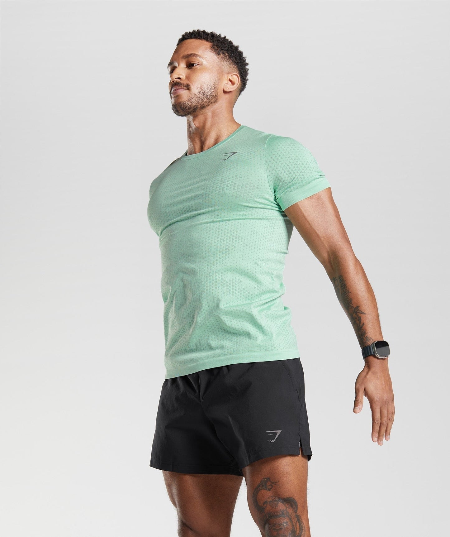 Gymshark Sport Seamless T-Shirt - Pastel Green/Willow Green