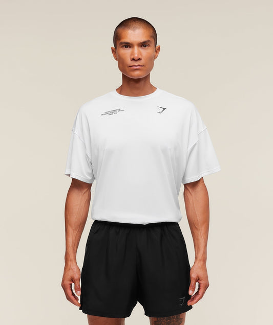 Gymshark Conditioning Club Oversized T-Shirt - White