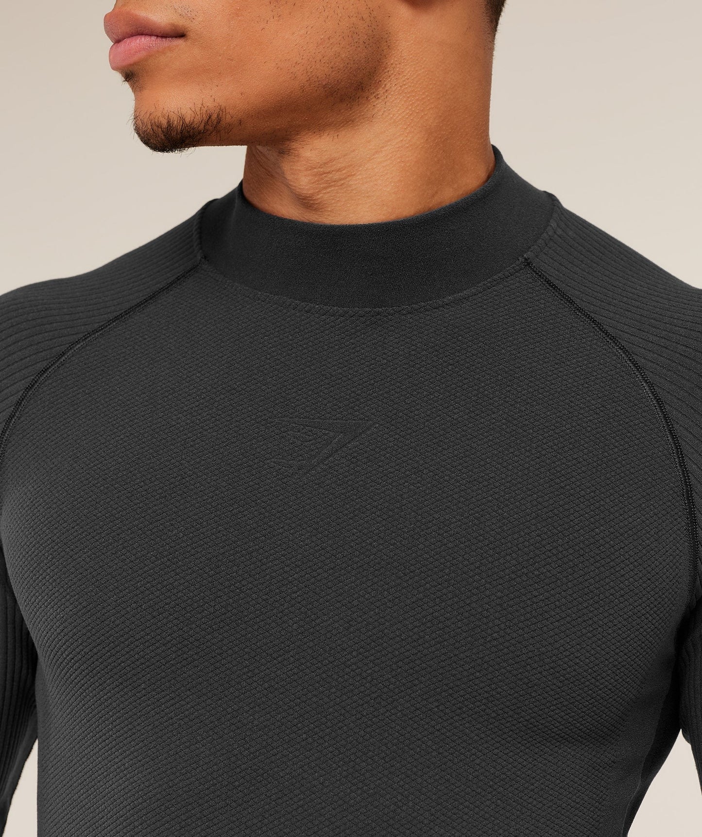 Gymshark Physique Long Sleeve T-Shirt - Grey/Black