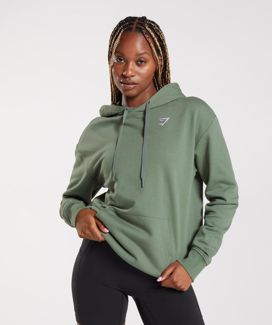 Gymshark Training Oversized Hoodie - Willow Green