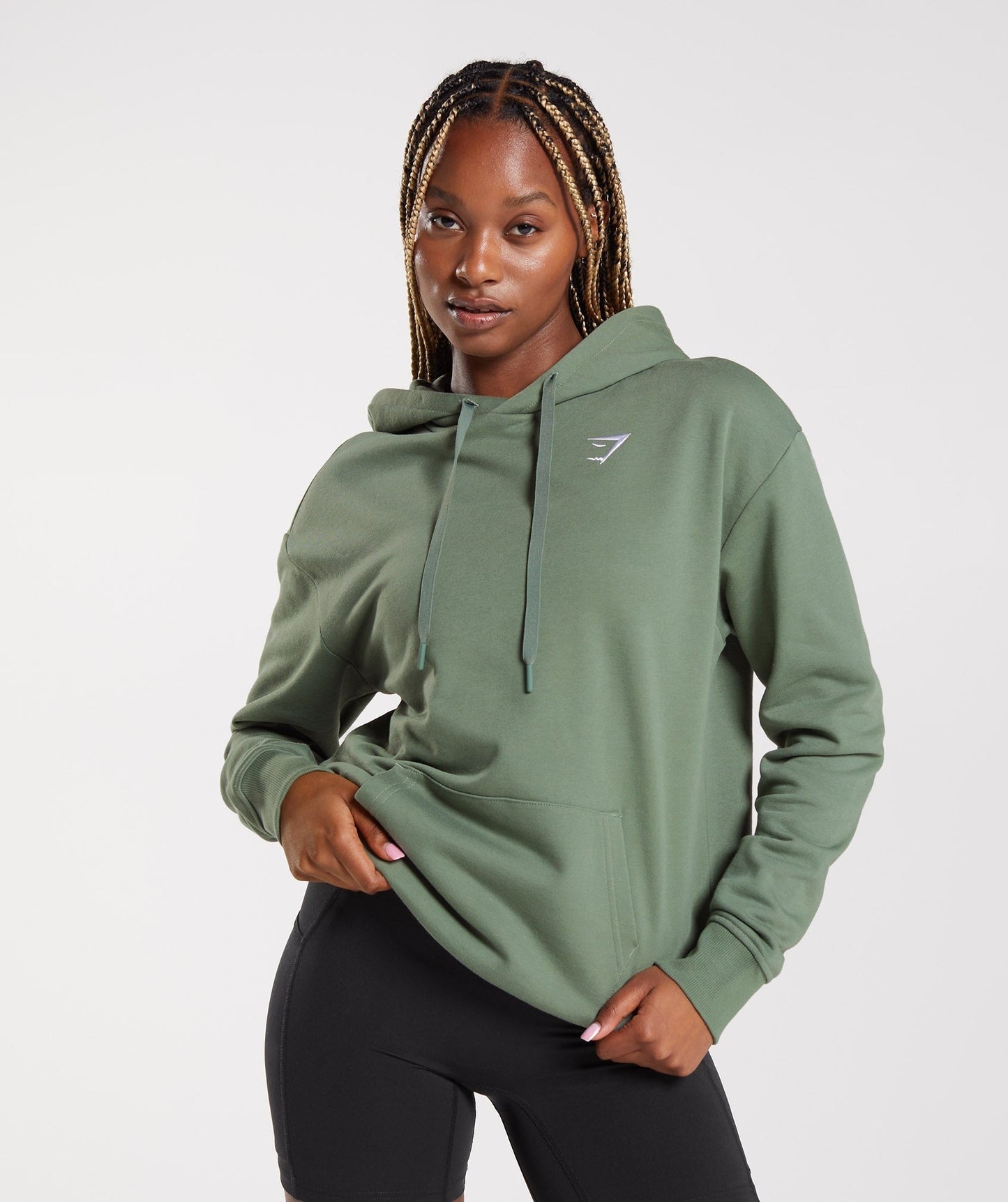 Gymshark Training Oversized Hoodie - Willow Green