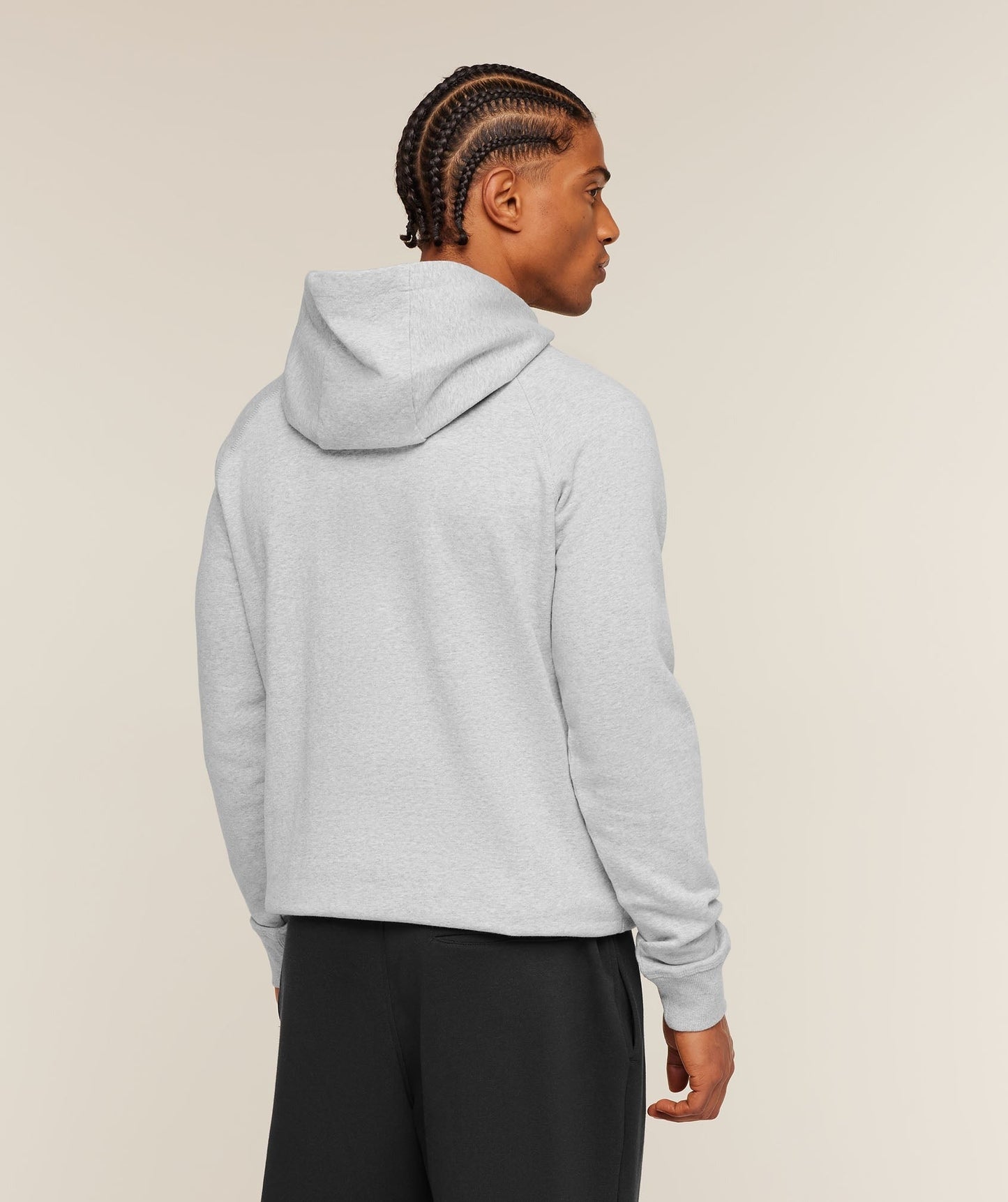 Gymshark Crest Hoodie - Light Grey Marl