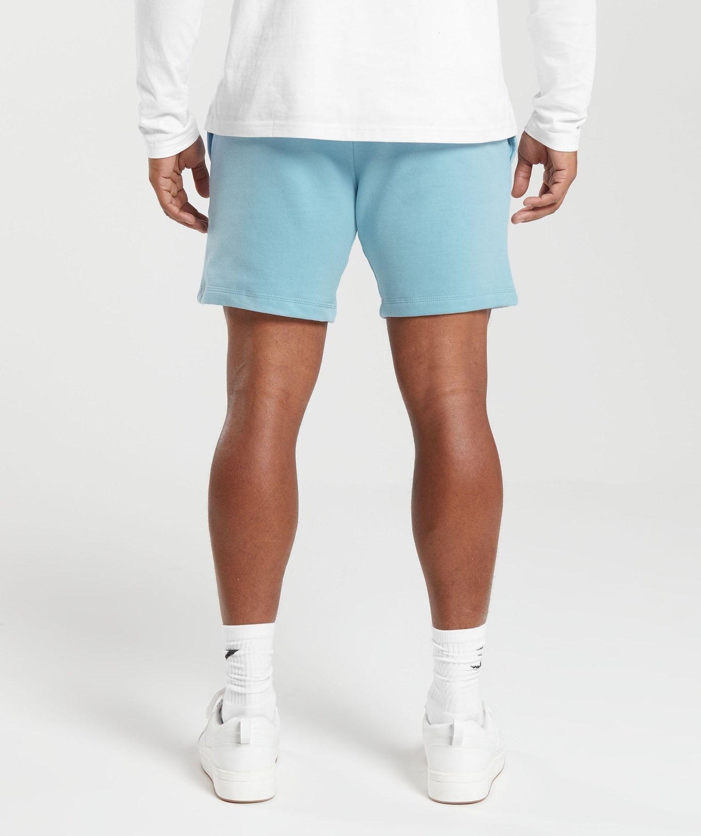 Gymshark Crest 7" Shorts - Iceberg Blue