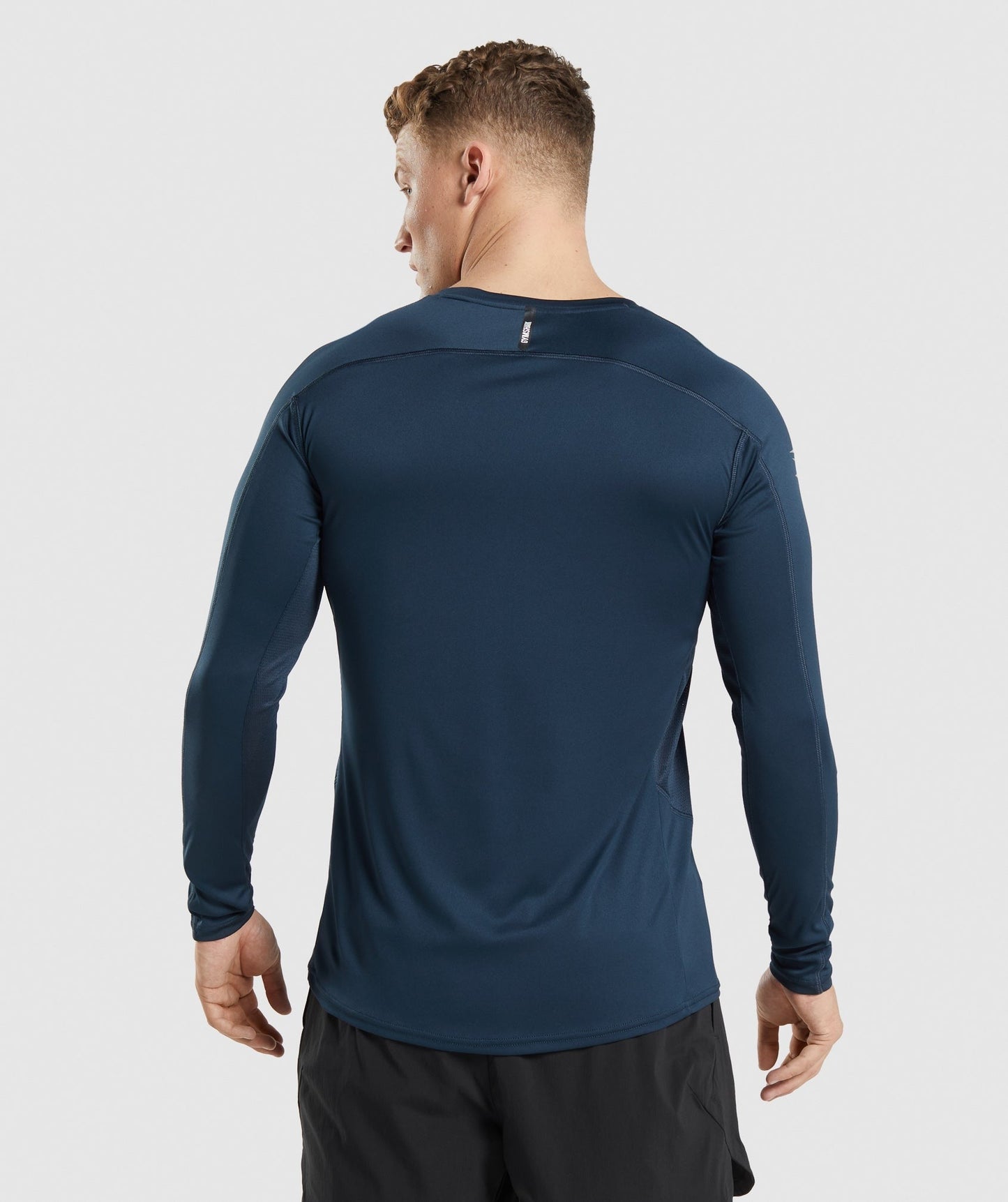 Gymshark Speed Evolve Long Sleeve T-Shirt - Navy