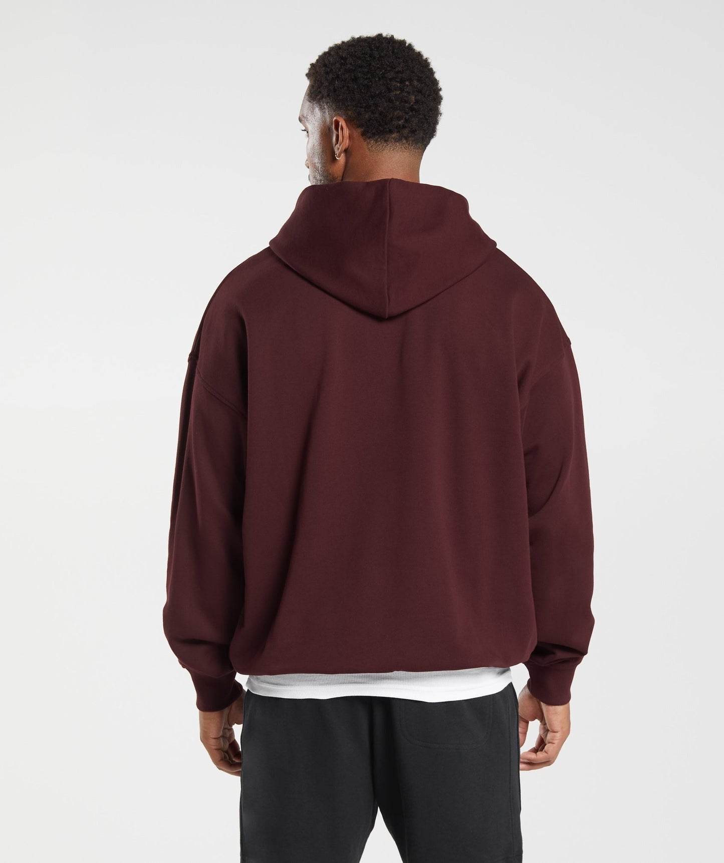 Gymshark Rest Day Essentials Hoodie - Rich Maroon