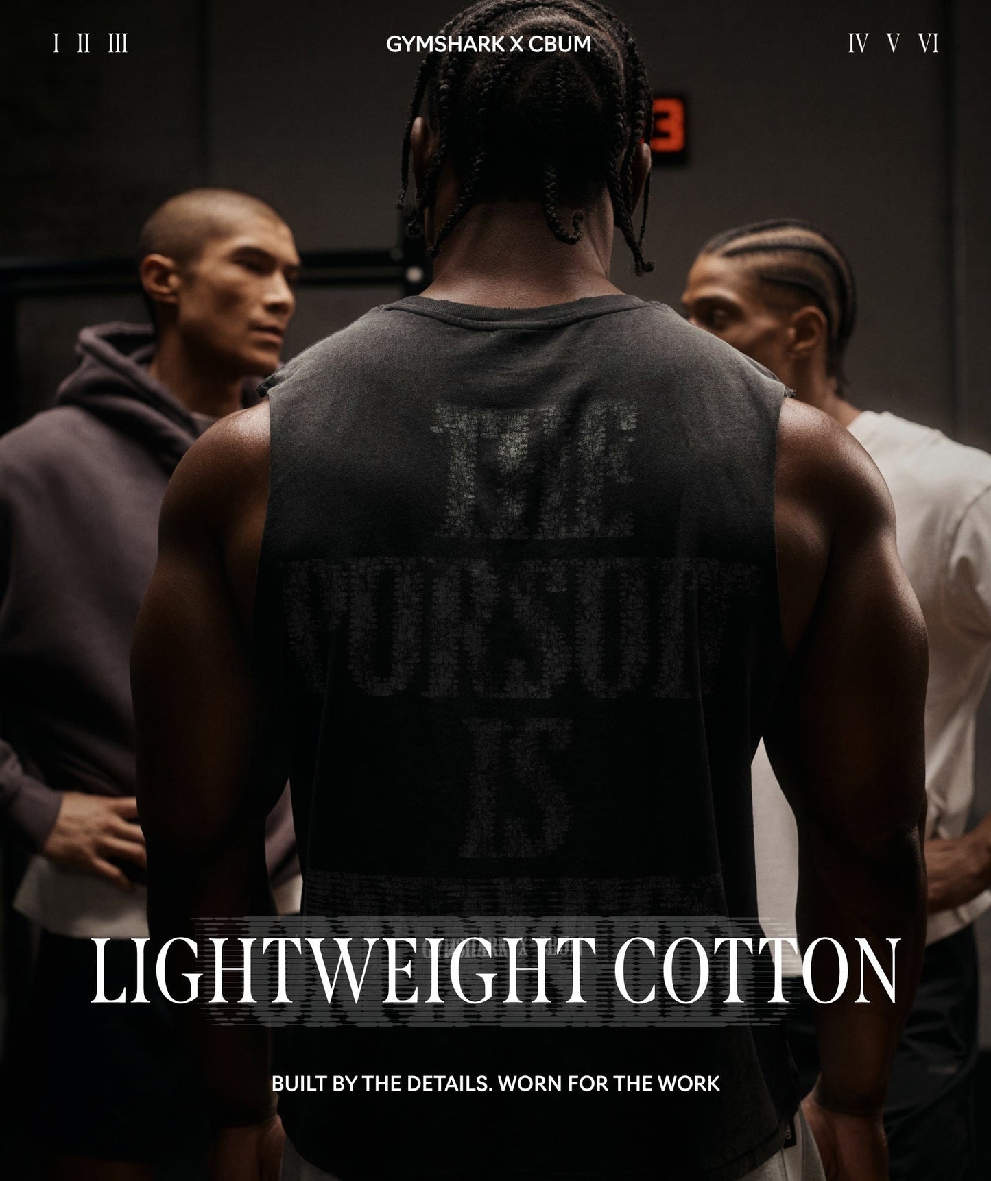 Gymshark x CBUM Washed Sleeveless T-Shirt - Soft White