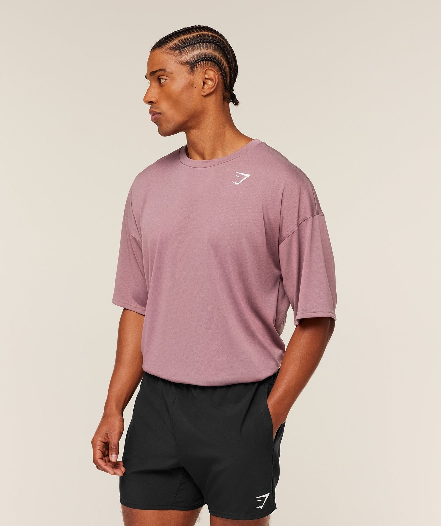 Gymshark Arrival Oversized T-Shirt - Calm Pink