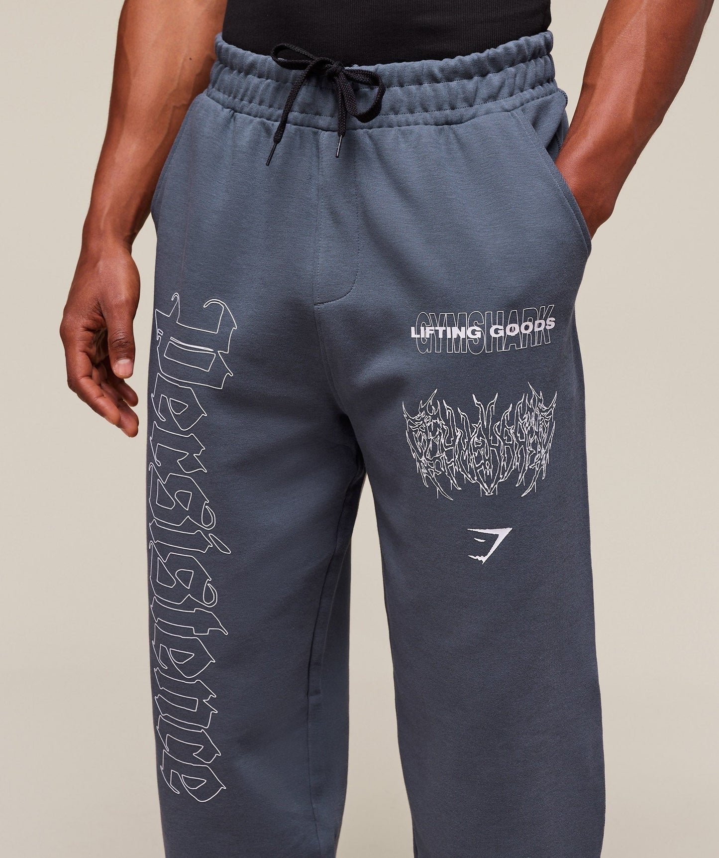 Gymshark Carlos Belcast x Rest Day Track Pant - Titanium Blue