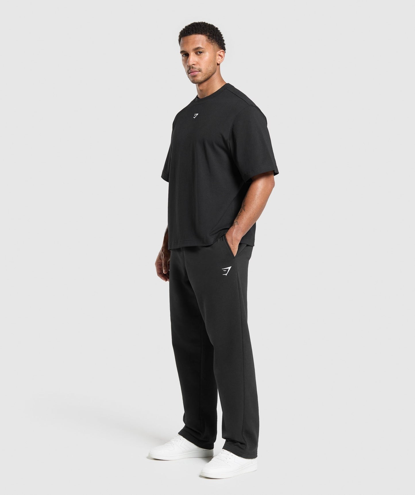 Gymshark Rest Day Essentials Boxy T-Shirt - Black