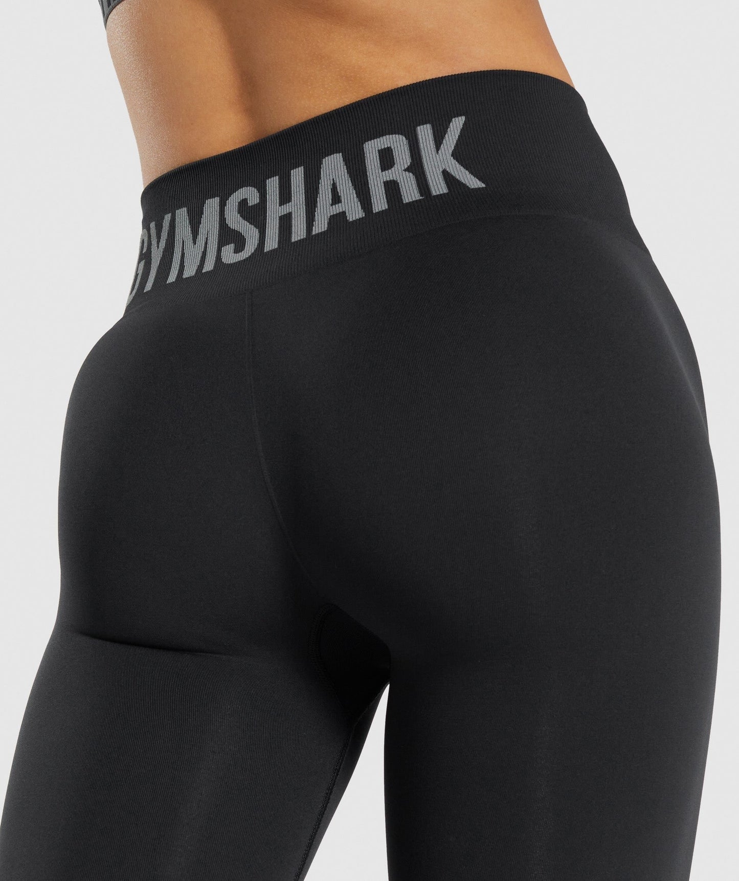 Gymshark Fit Seamless Mid Rise Leggings - Black