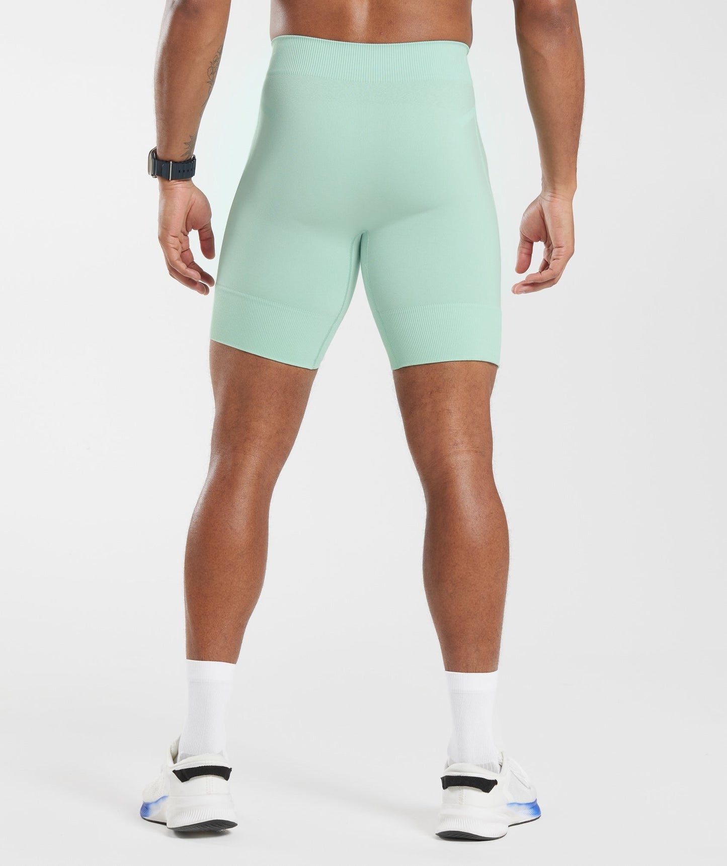 Gymshark Running Seamless 7" Shorts - Pastel Green