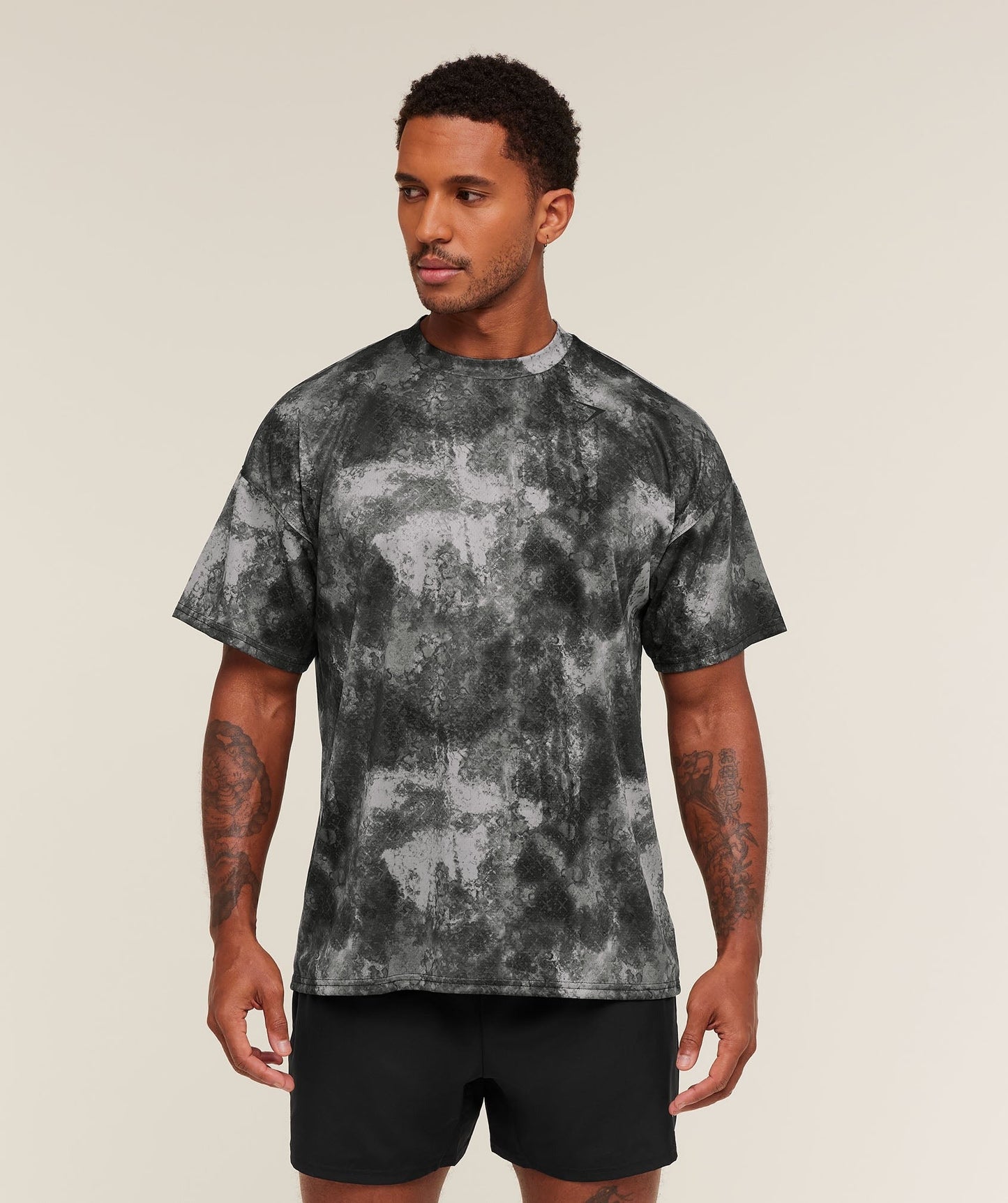 Gymshark Arrival Oversized T-Shirt - Smokey Grey