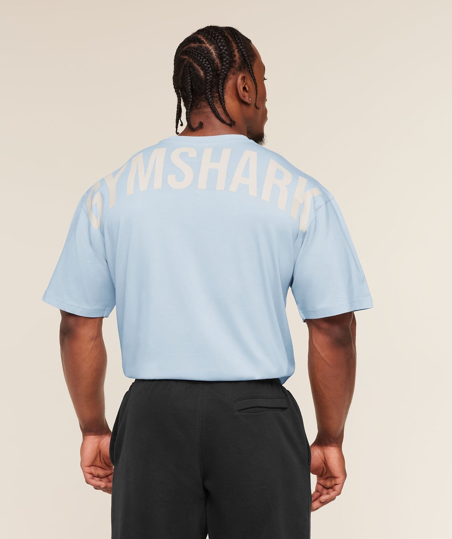 Gymshark Power T-Shirt - Chilled Blue