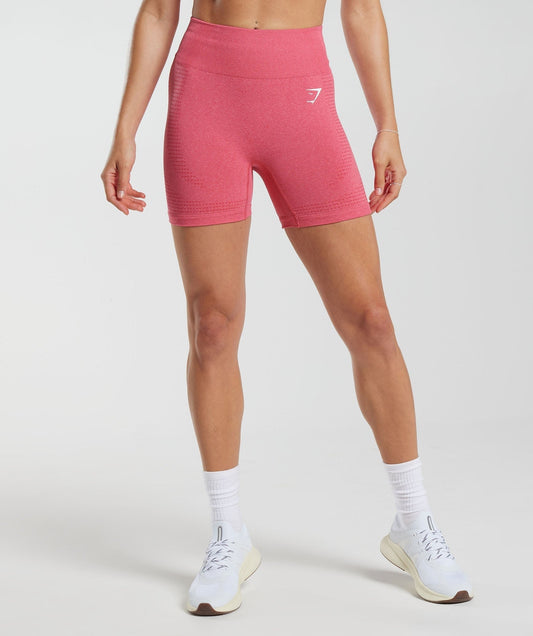 Gymshark Vital Seamless Shorts - Bright Fuchsia Marl