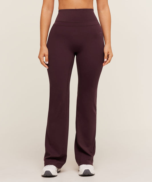 Gymshark Whitney Short Flared Legging - Cherry Purple