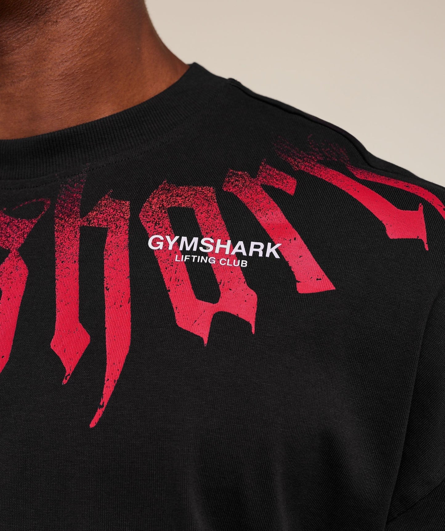 Gymshark Fade Graphic Long Sleeve T-Shirt - GS Black