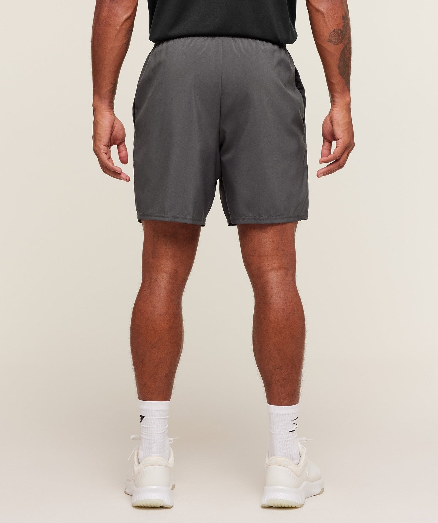 Gymshark Hybrid Graphic 7" Shorts - Grey