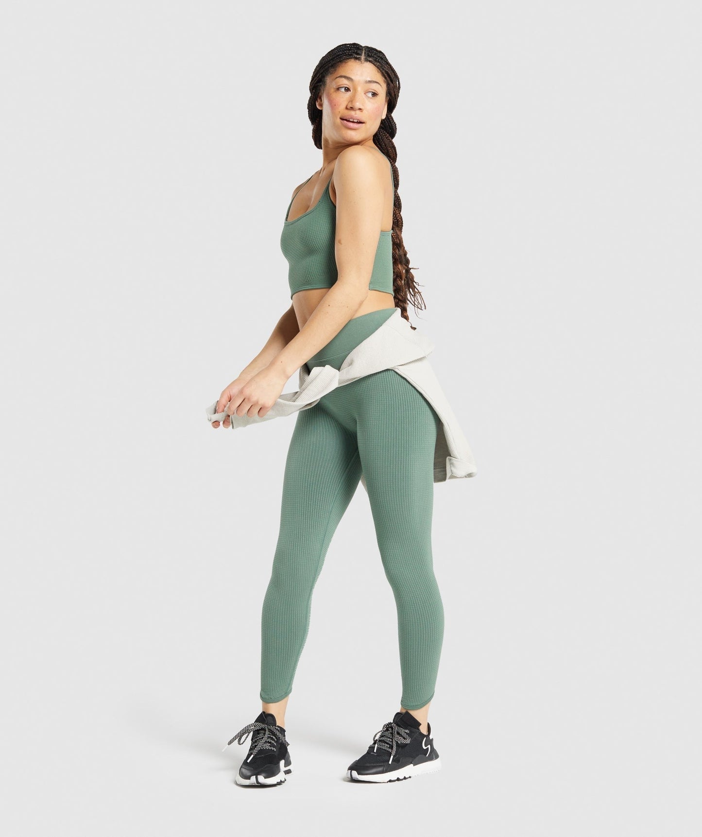 Gymshark Pause Seamless Bralette - Green