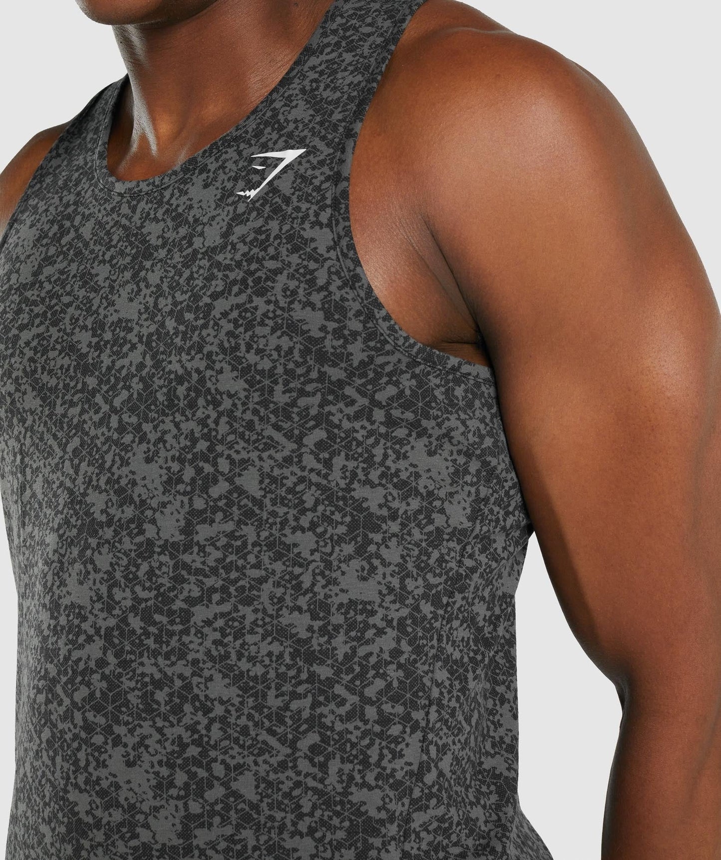 Gymshark Critical 2.0 Tank - Charcoal Print