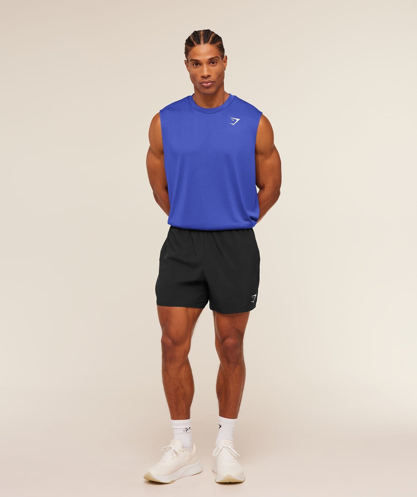 Gymshark Arrival Oversized Tank - Force Blue
