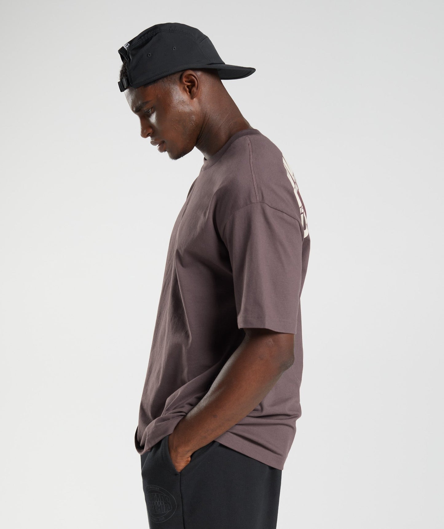 Gymshark GS10 Year Oversized T-Shirt - Chocolate Brown