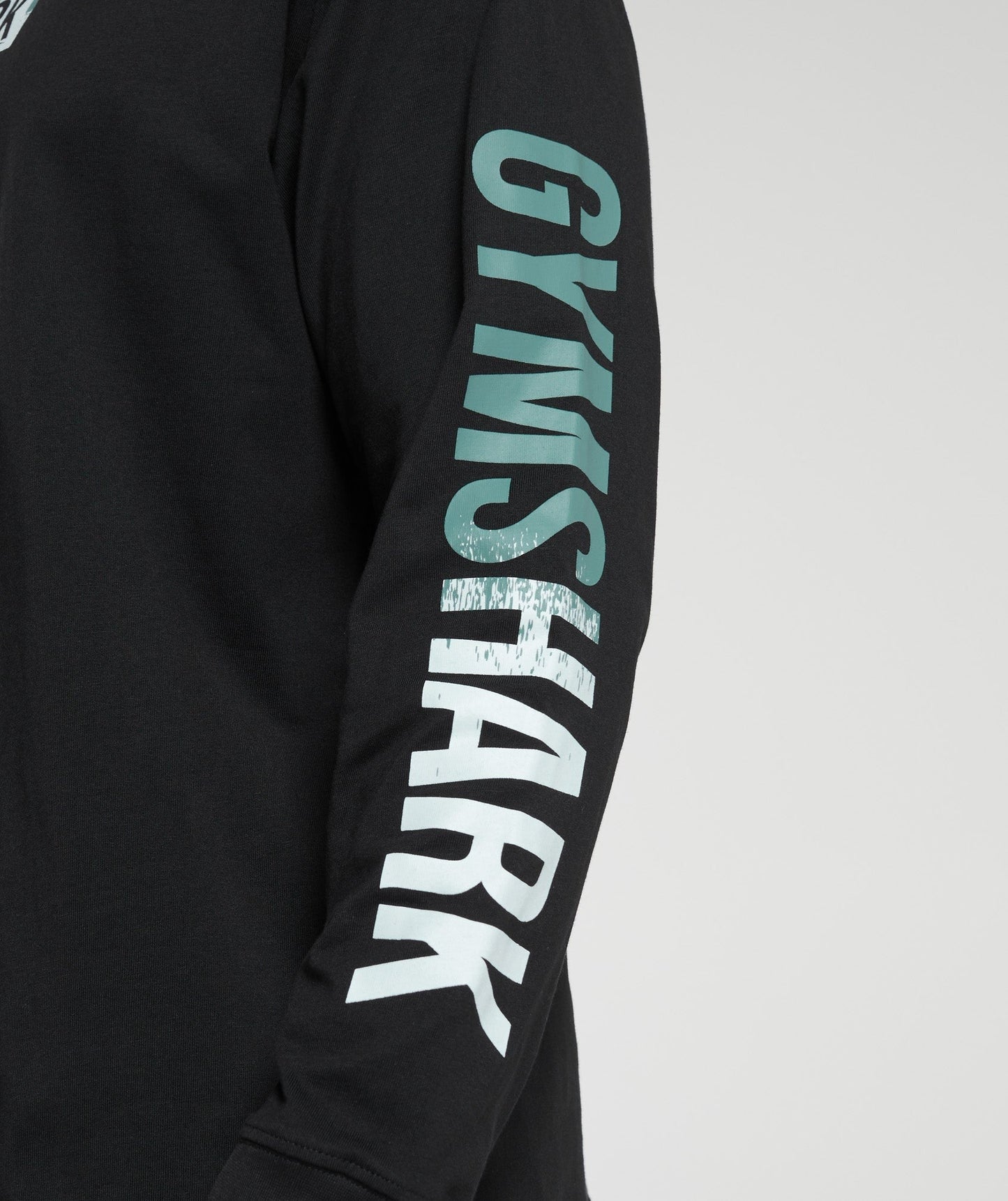 Gymshark Global Graphic Long Sleeve T-Shirt - Black
