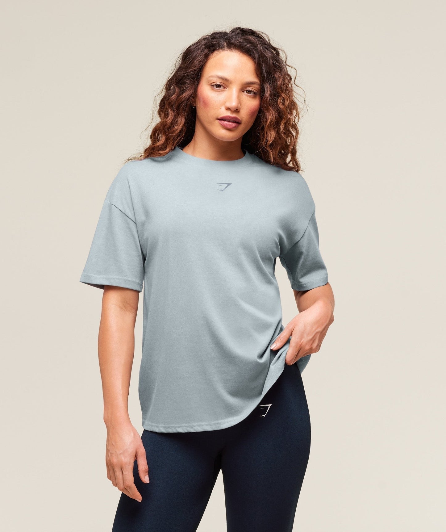 Gymshark GS Power Oversized T-Shirt - Denim Grey