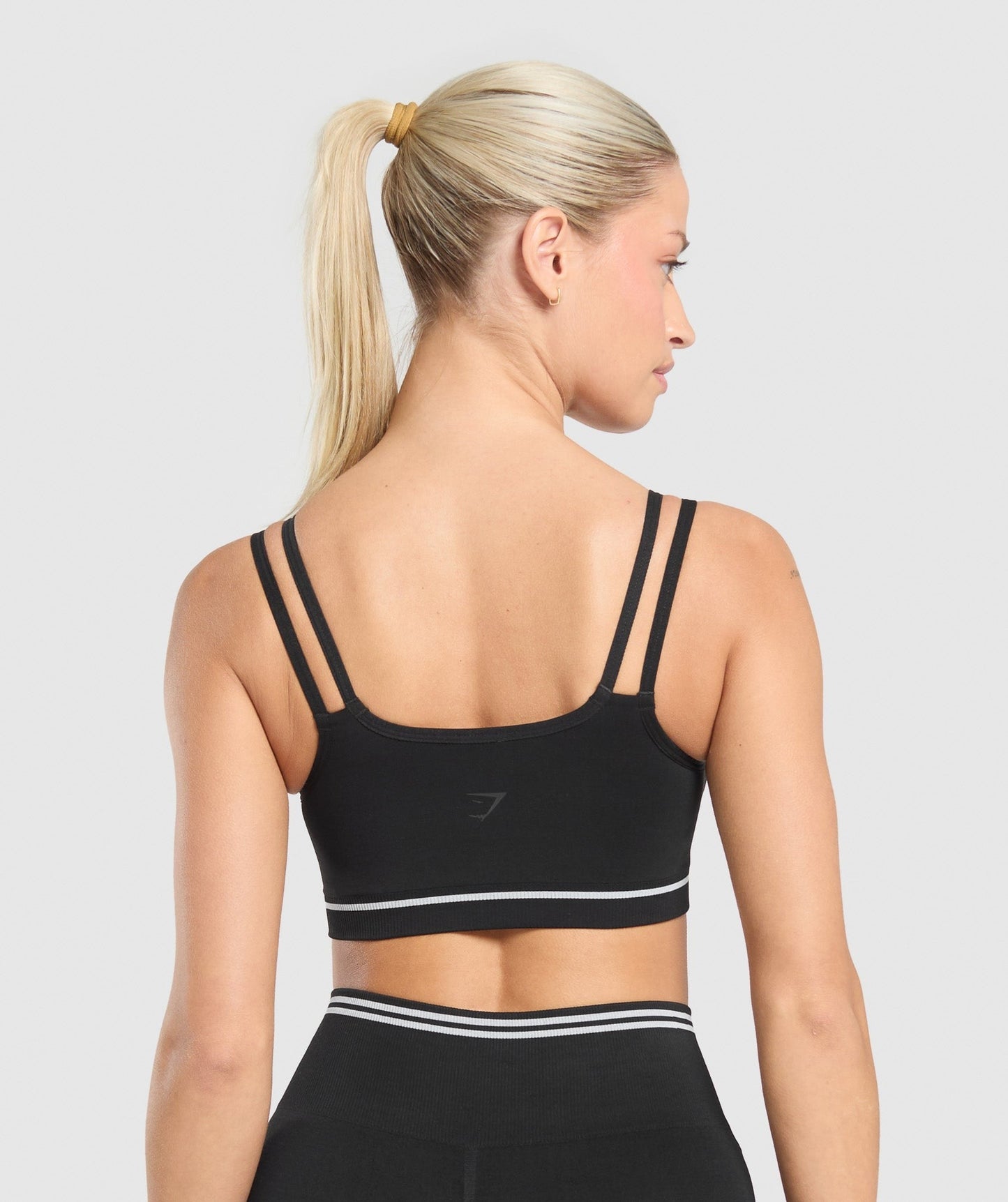 Gymshark Contrast Seamless Sports Bra - Black