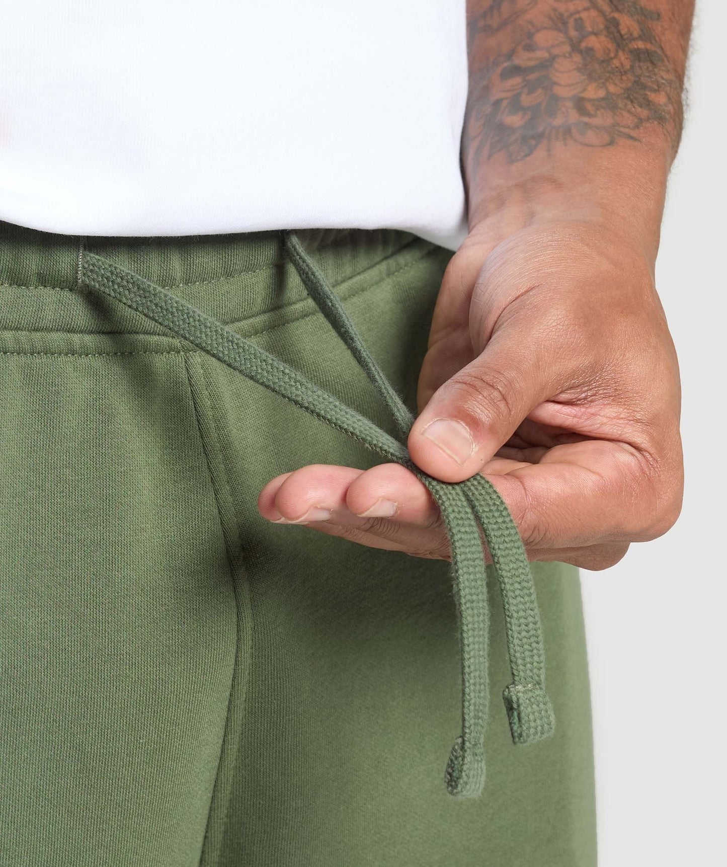 Gymshark Crest Straight Leg Joggers - Core Olive