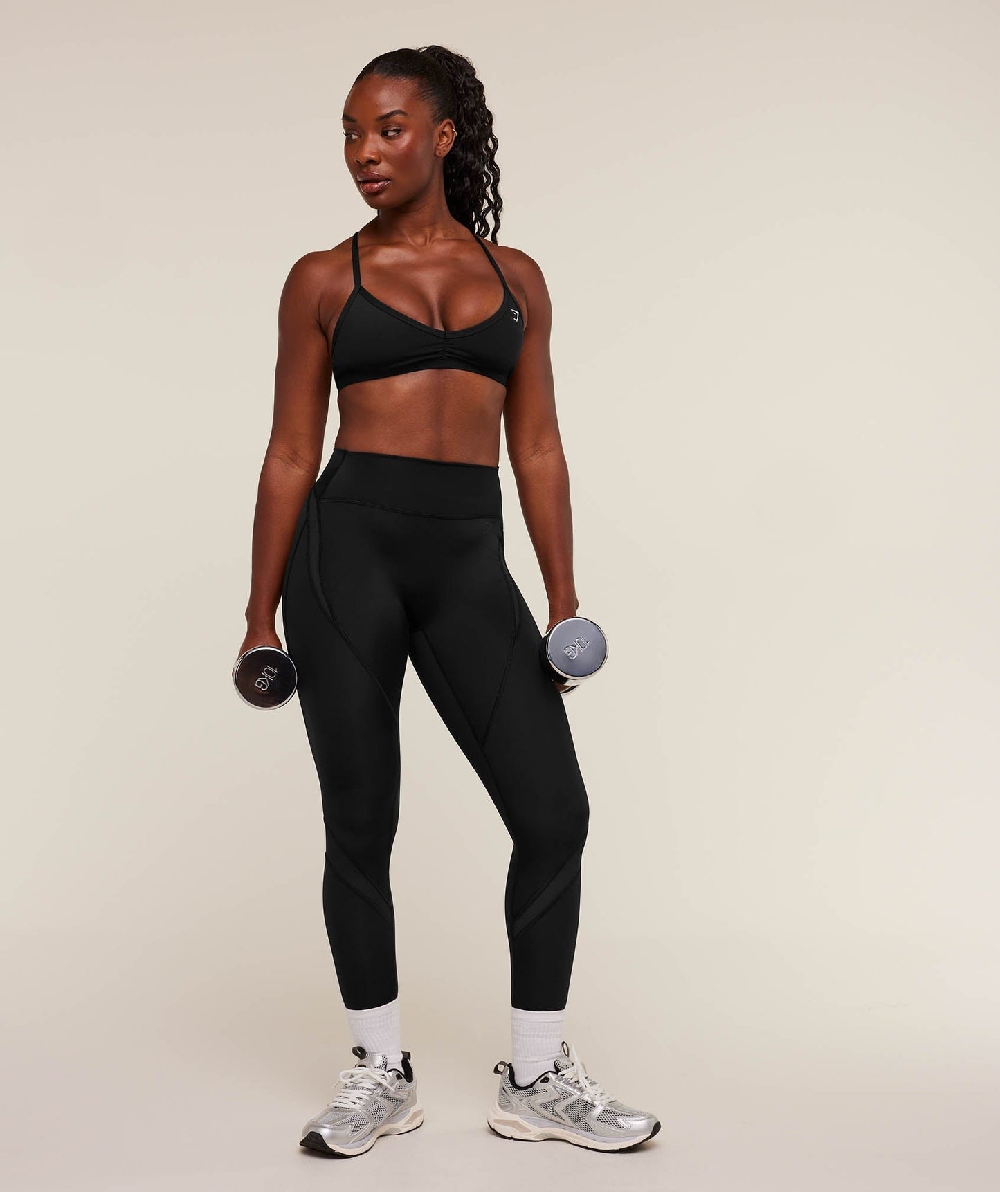 Gymshark Mesh Panel Leggings - GS Black