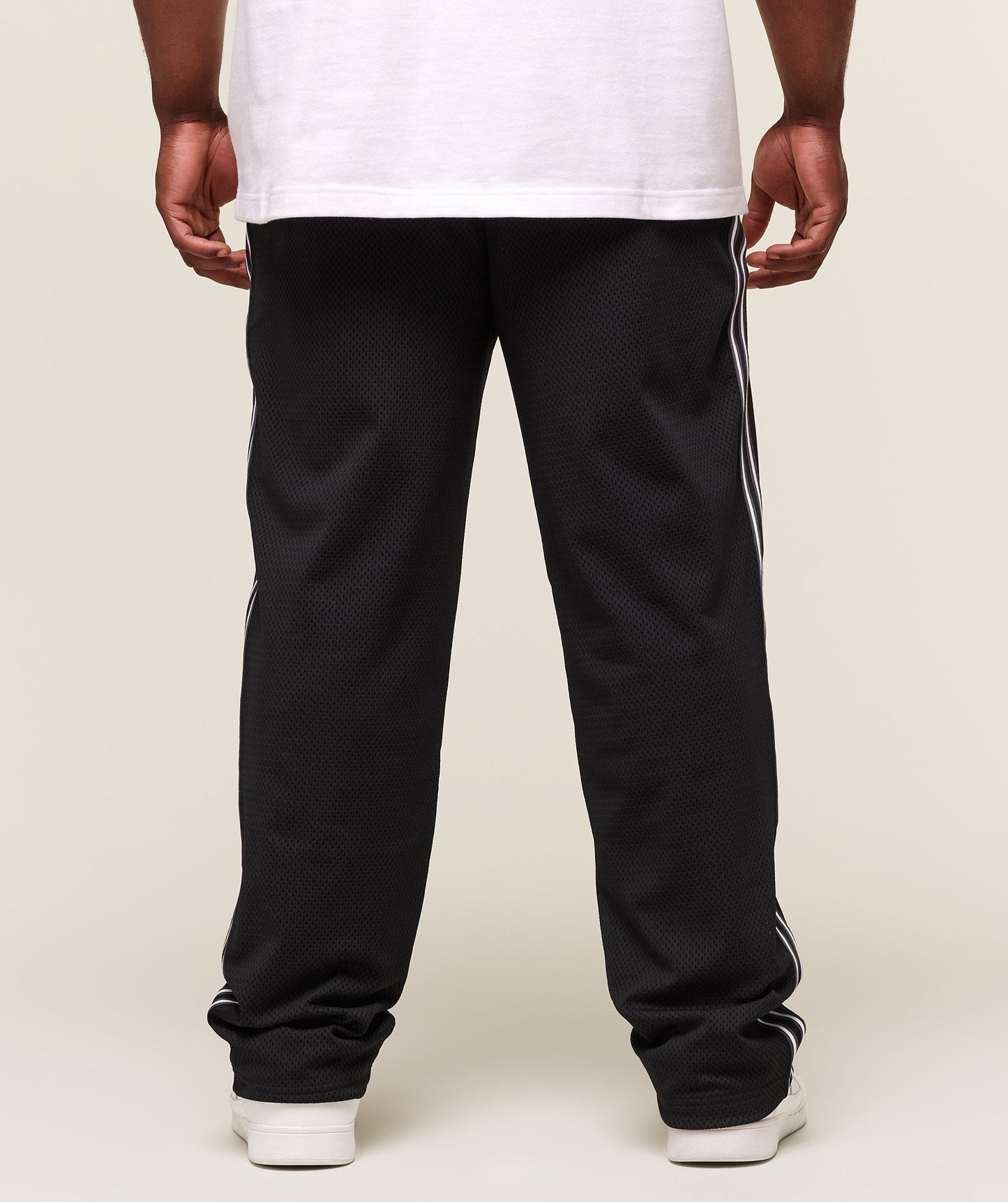 Gymshark Mesh Straight Leg Pant - Black