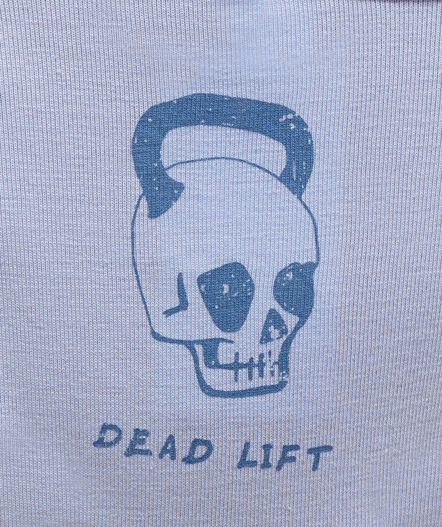 Gymshark Deadlift Graphic Cotton G-String - Gentle Blue
