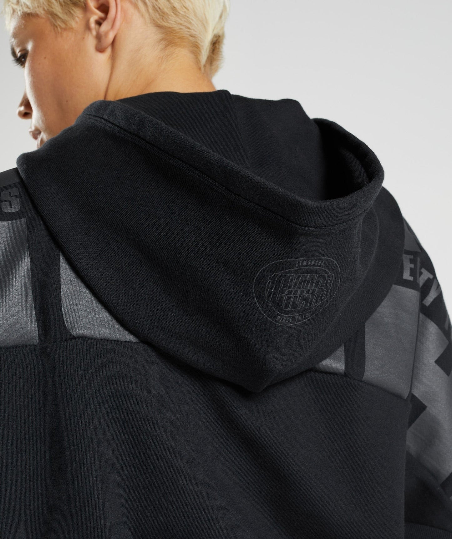Gymshark GS10 Year Hoodie - Black