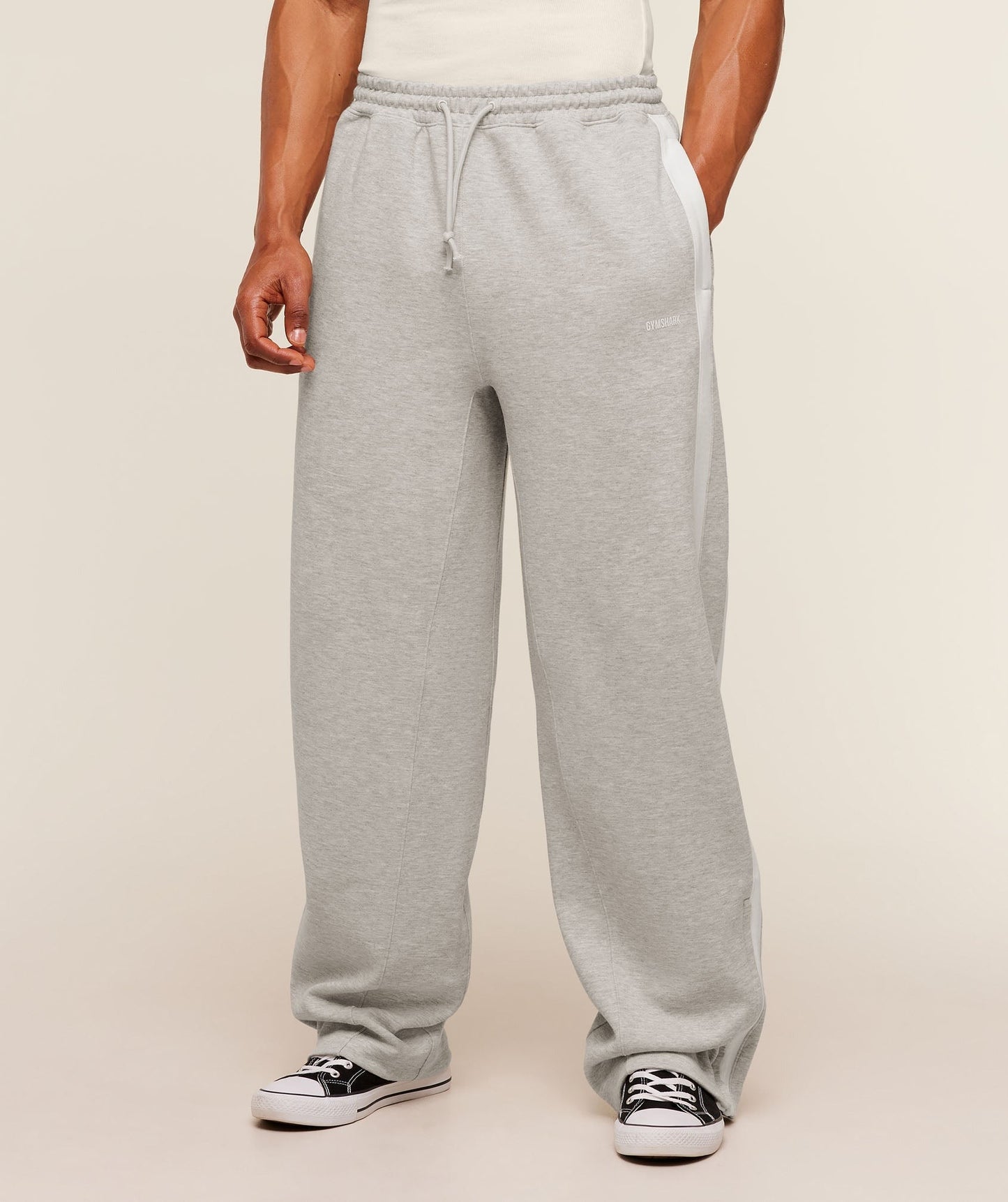 Gymshark x CBUM Straight Leg Jogger - Bros Stone Grey Marl