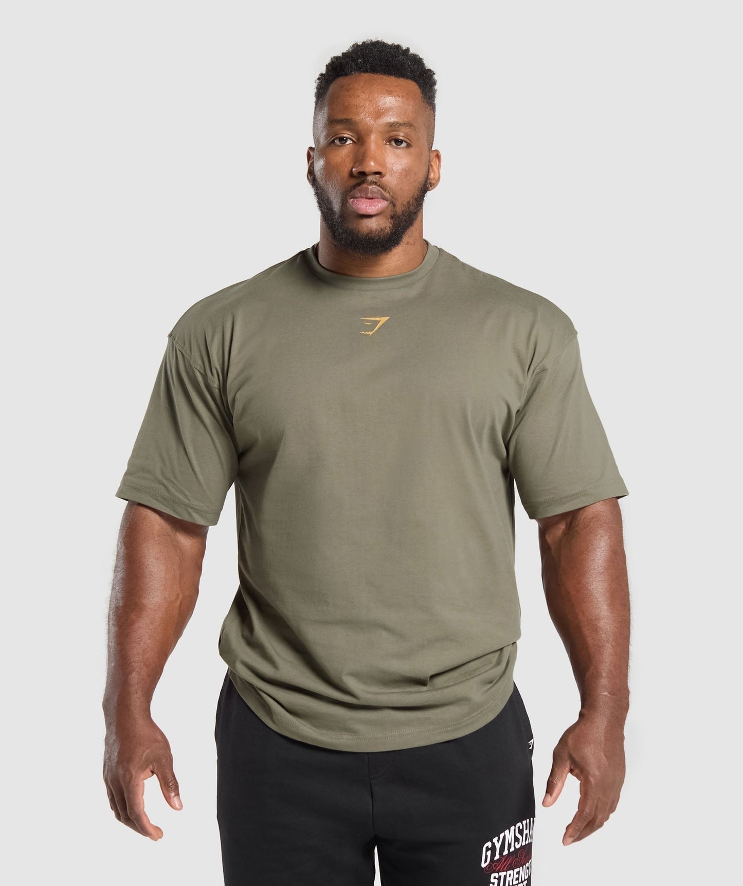 Gymshark Trophy Graphic T-Shirt - Base Green