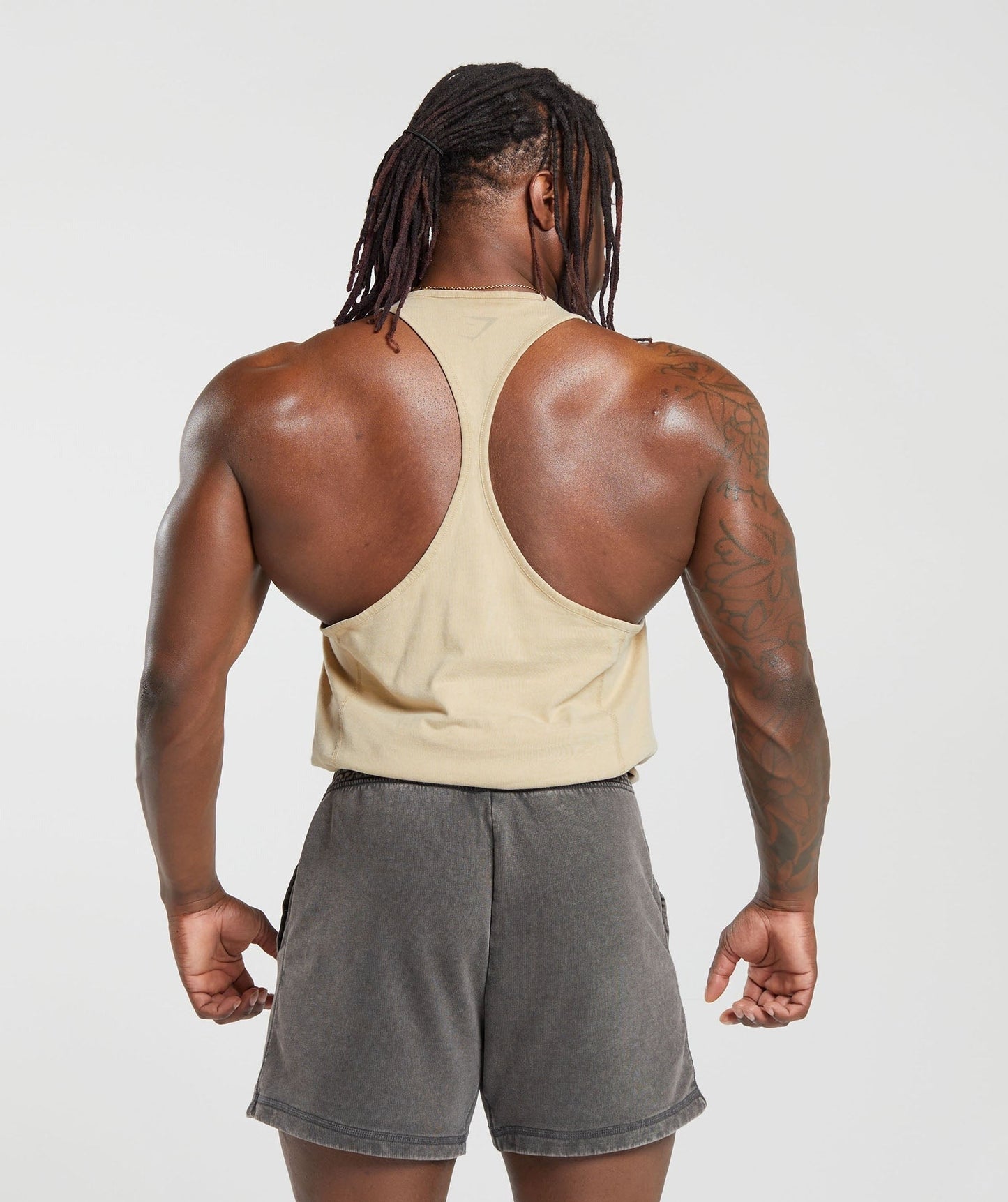 Gymshark Heritage Washed Stringer - Desert Beige