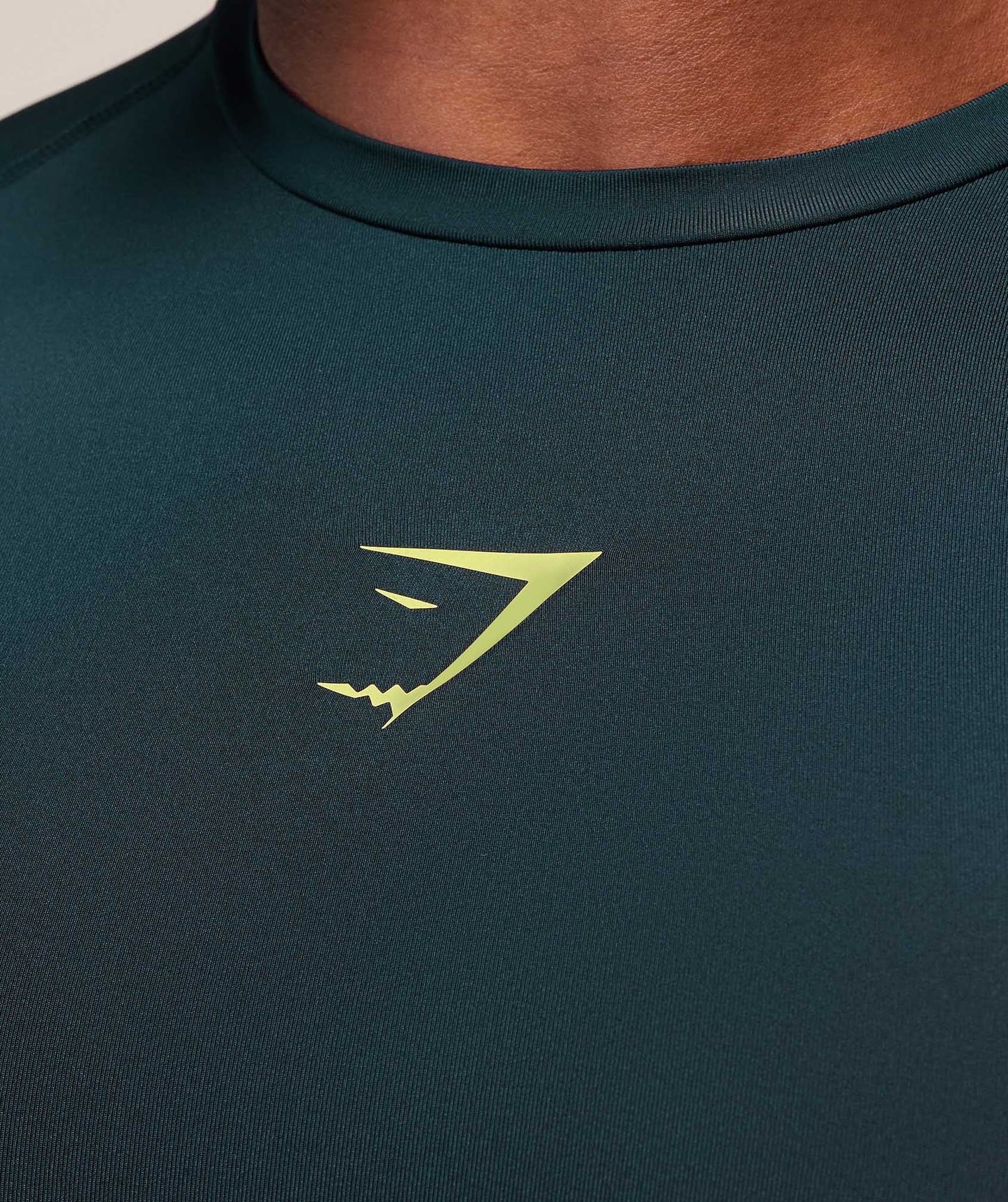 Gymshark Element Tank - Deep Petrol Blue/Sorbet Yellow
