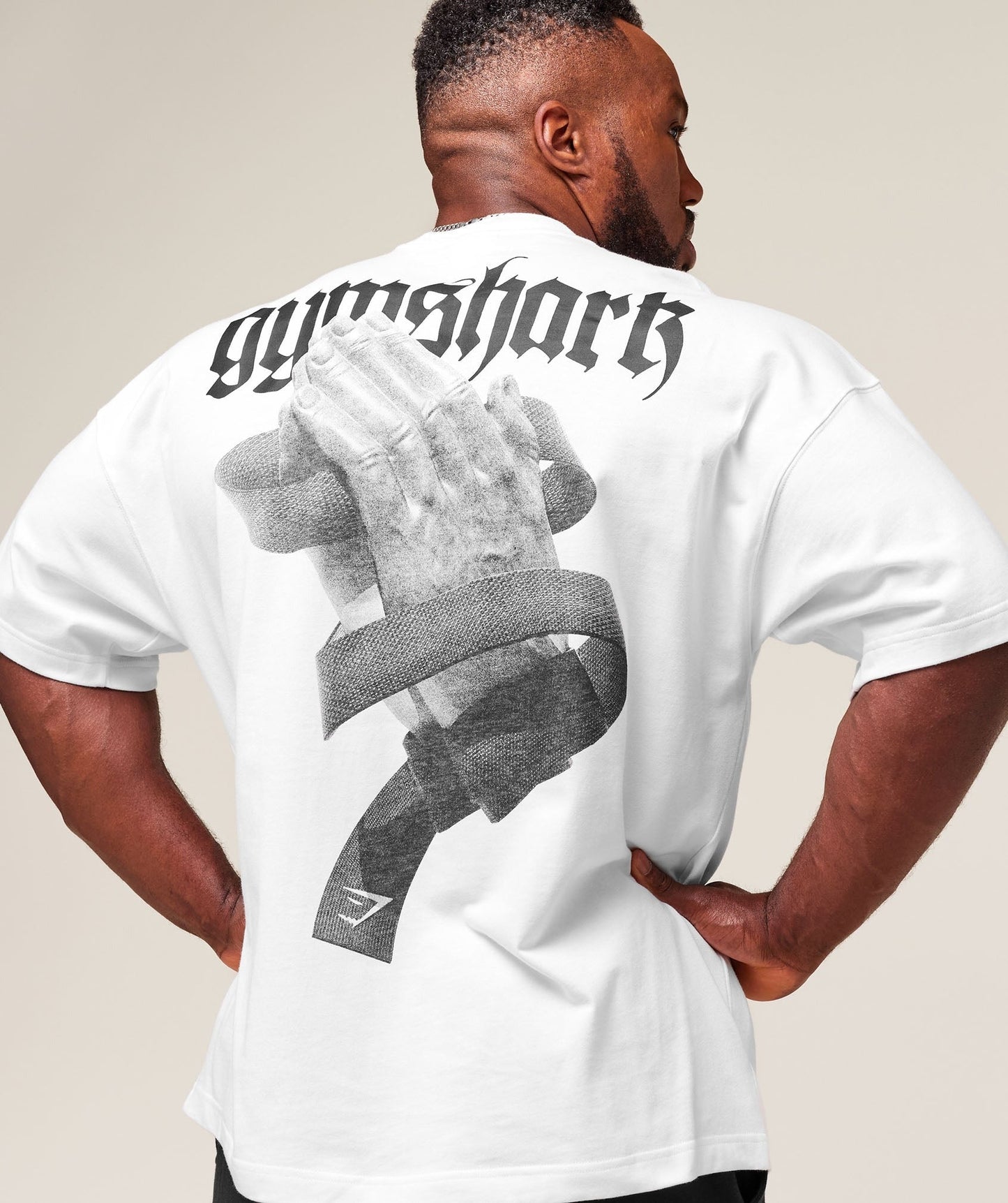 Gymshark Prayer Hands T-Shirt - White