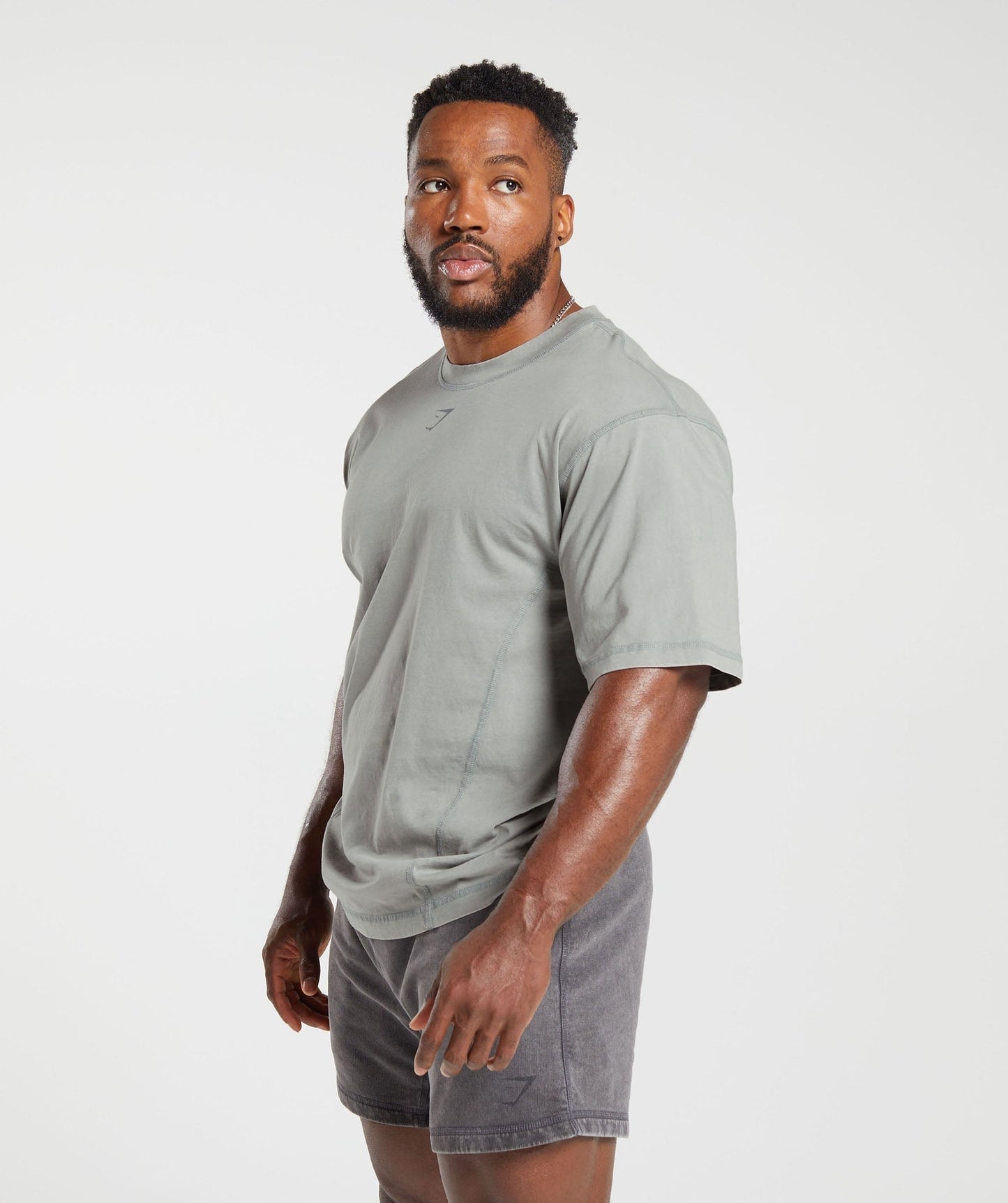 Gymshark Heritage Washed T-Shirt - Smokey Grey