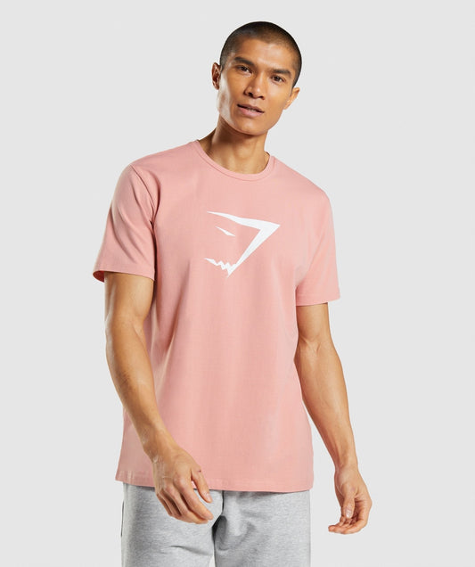 Gymshark Sharkhead Infill T-Shirt - Pink