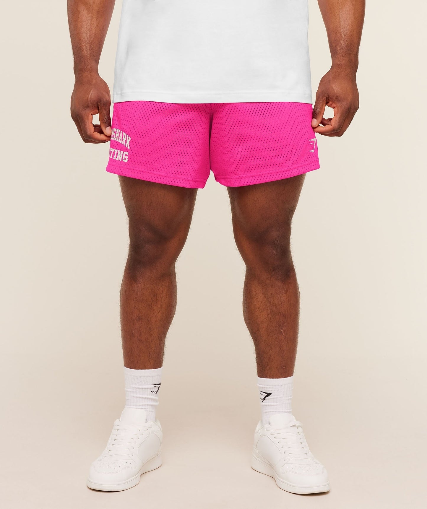 Gymshark Lifting Mesh 5" Shorts - Super-Set Pink