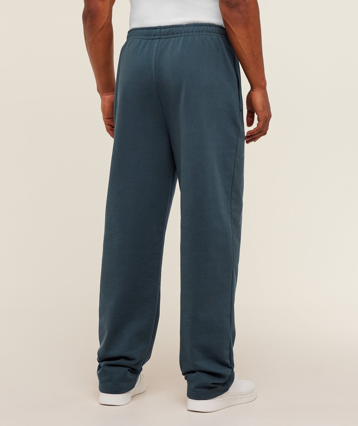 Gymshark Eagle Band Style Graphic Straight Leg Pants - GS Stealth Blue