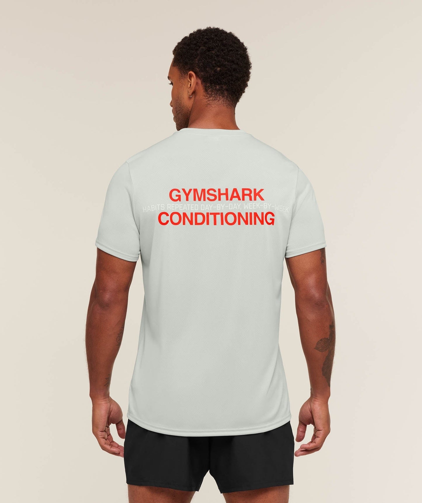 Gymshark Conditioning T-Shirt - Light Grey