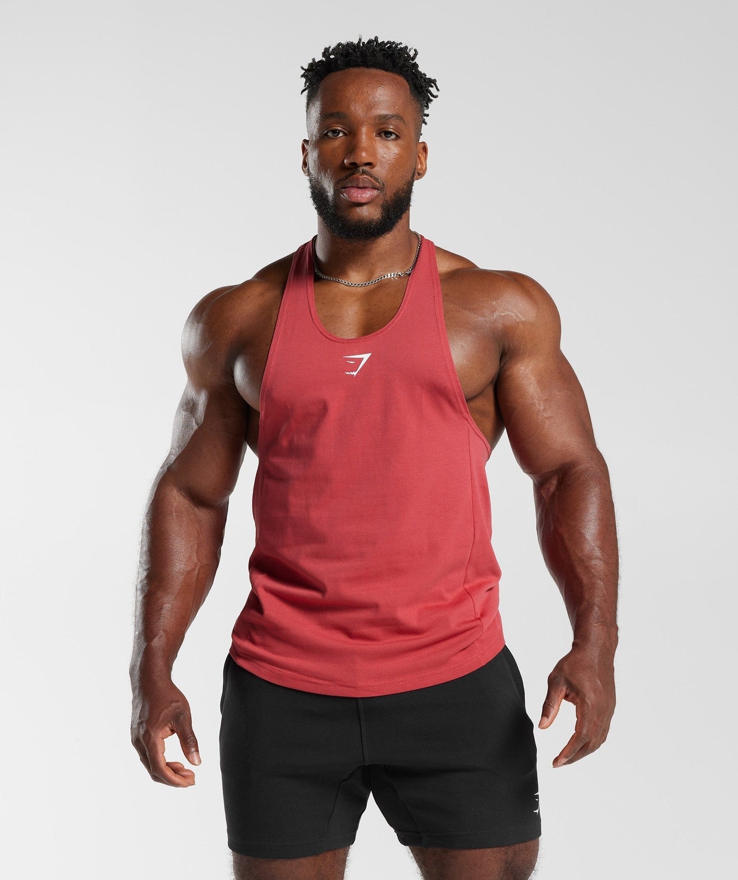 Gymshark React Stringer - Sundried Red
