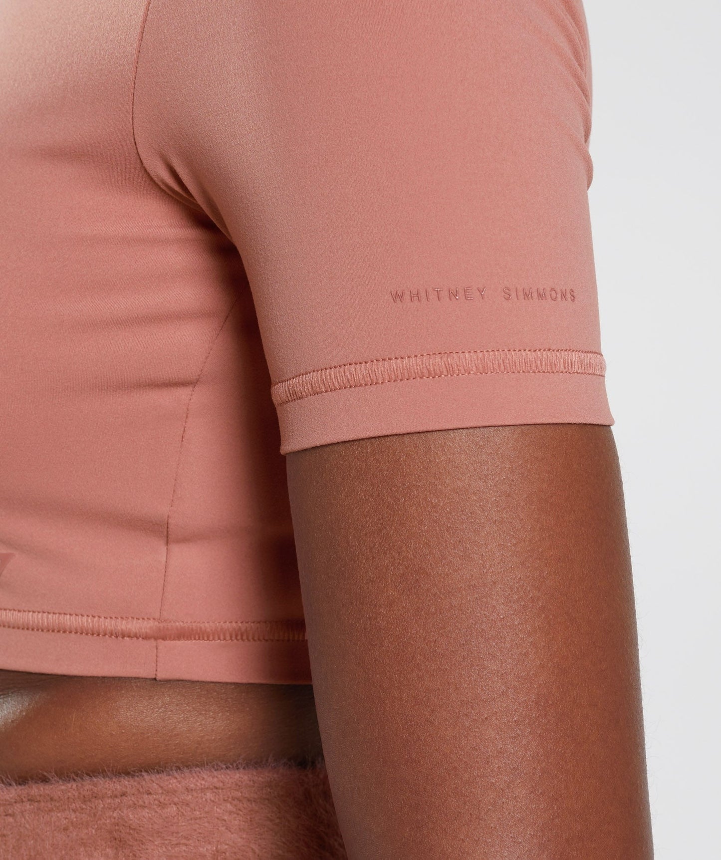 DNU Gymshark Whitney Short Sleeve Crop Top - Canyon Red