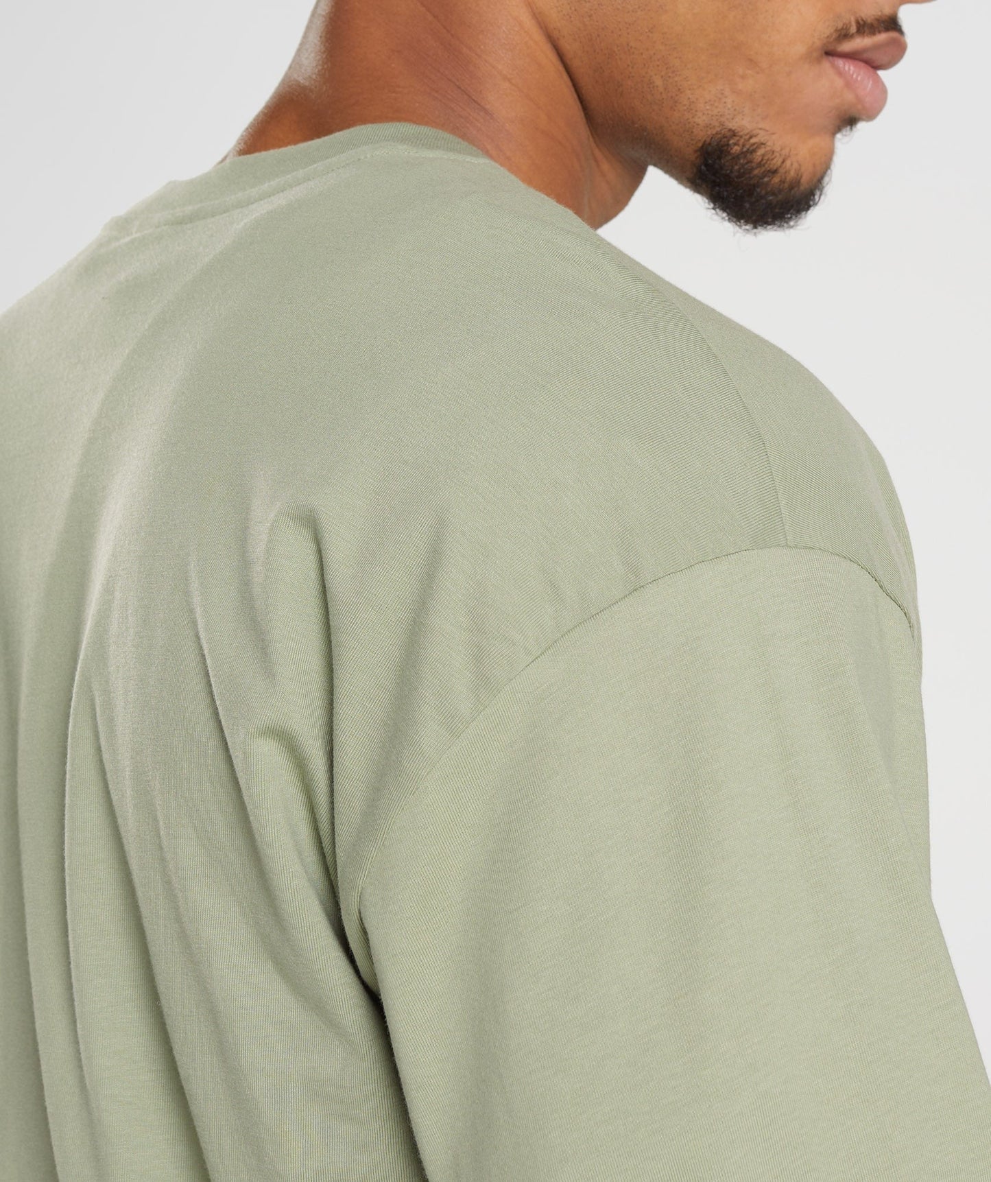 Gymshark Rest Day Sweats Long Sleeve T-Shirt - Sage Green